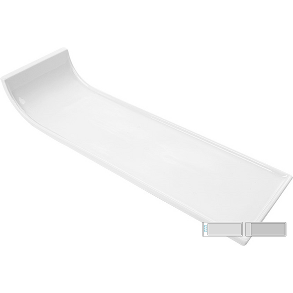 Rectangular Plates with Porcelain Curve